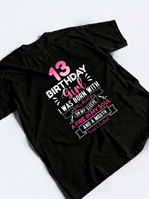 13 Years Old Girls 13th Birthday Gift T-shirt