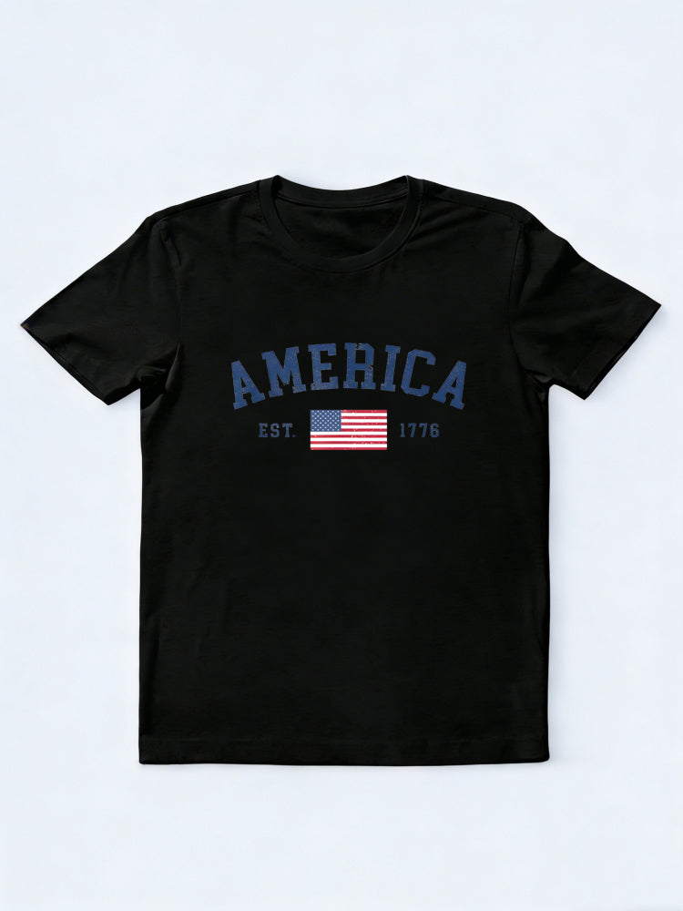 American Flag USA States Of America US 4th Of July Gift T-Shirt