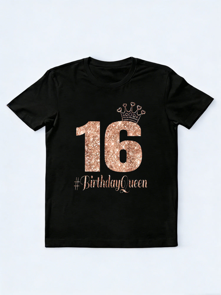 16th Birthday Sweet Queen Birthday Gift T-shirt