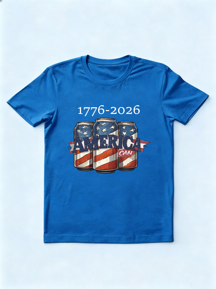 1776~2026 America Can 4th of July Gift T-shirt