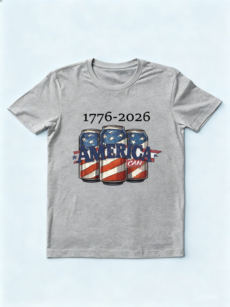 1776~2026 America Can 4th of July Gift T-shirt