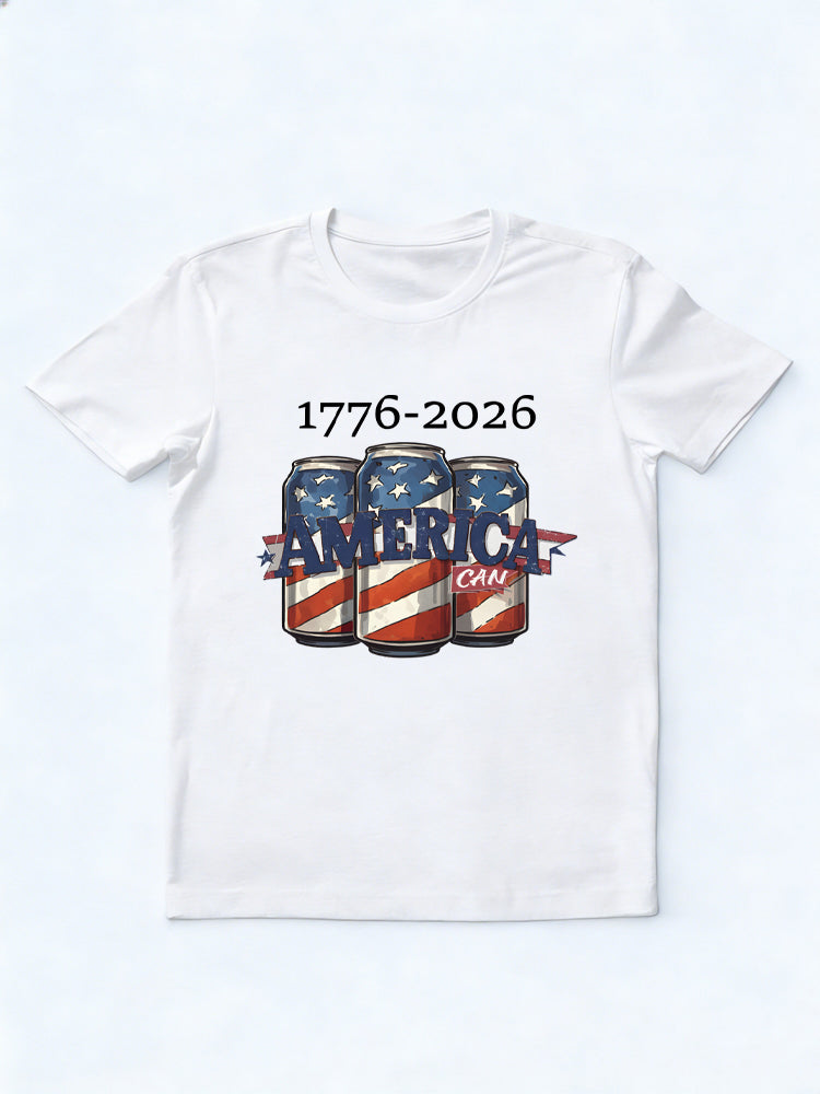 1776~2026 America Can 4th of July Gift T-shirt