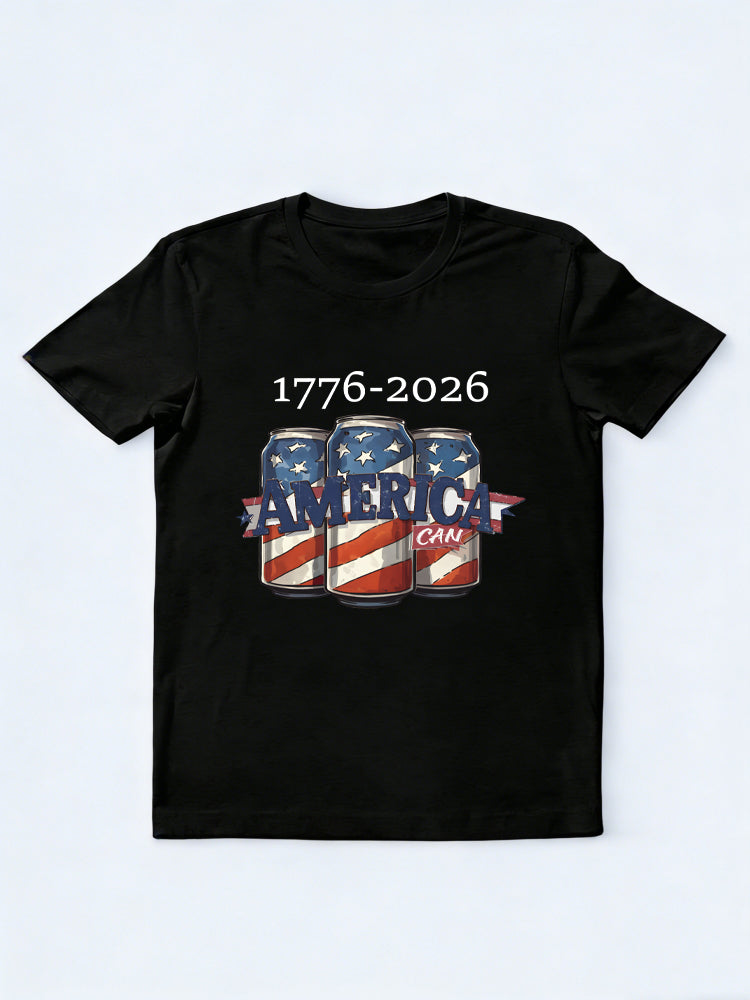 1776~2026 America Can 4th of July Gift T-shirt