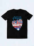 1776~2026 America Faith Family Freedom 4th of July T-shirt
