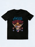1776~2026 America Howdy Cowboy 4th of July T-shirt