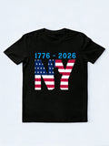 1776~2026 New York Statue of Liberty 4th of July T-shirt