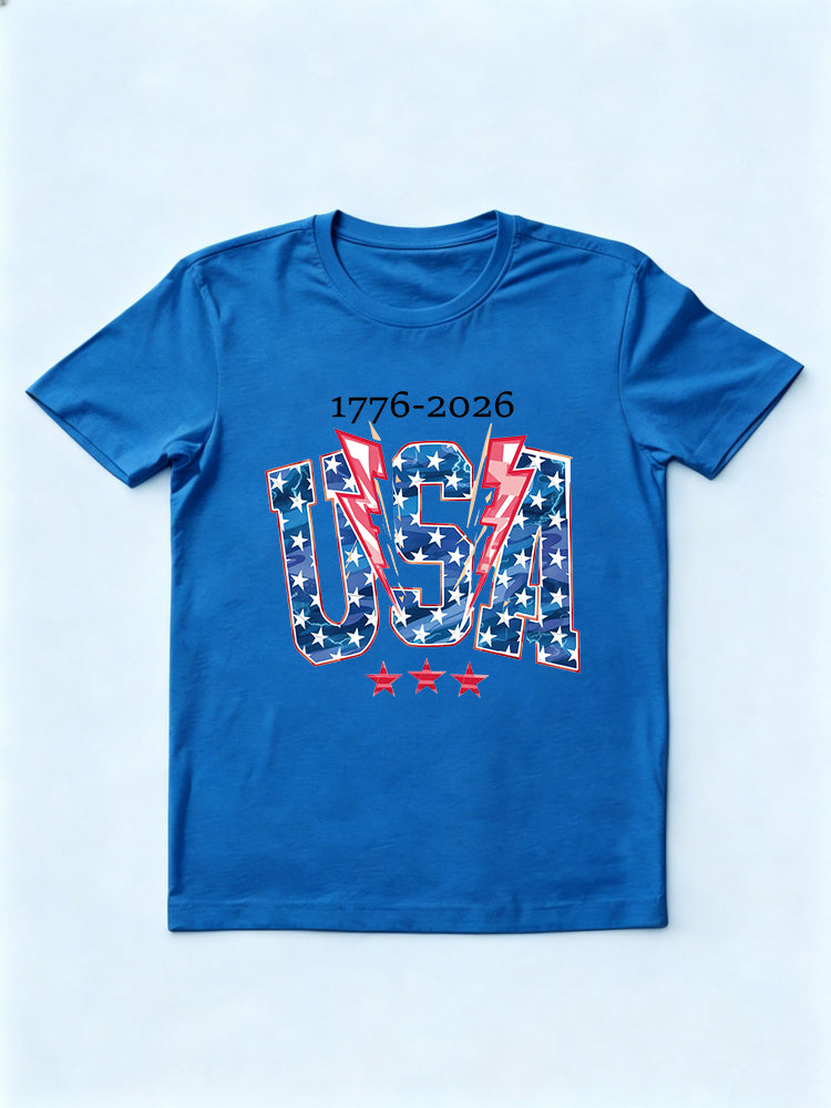1776~2026 Vintage USA 4th of July Gift T-shirt