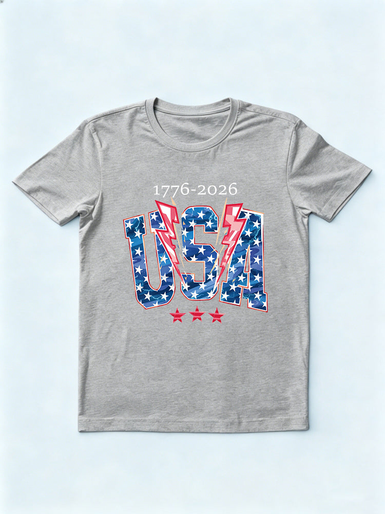 1776~2026 Vintage USA 4th of July Gift T-shirt