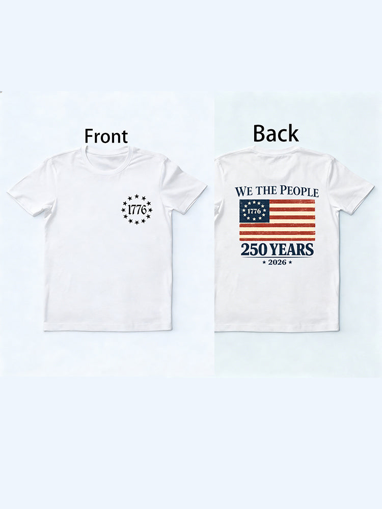 1776~2026 We The People 250 Years Anniversary Gift T-shirt