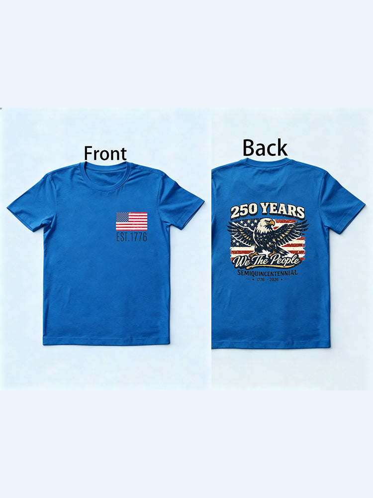 1776~2026 We The People 250 Years Semiquince Entenial Gift T-shirt