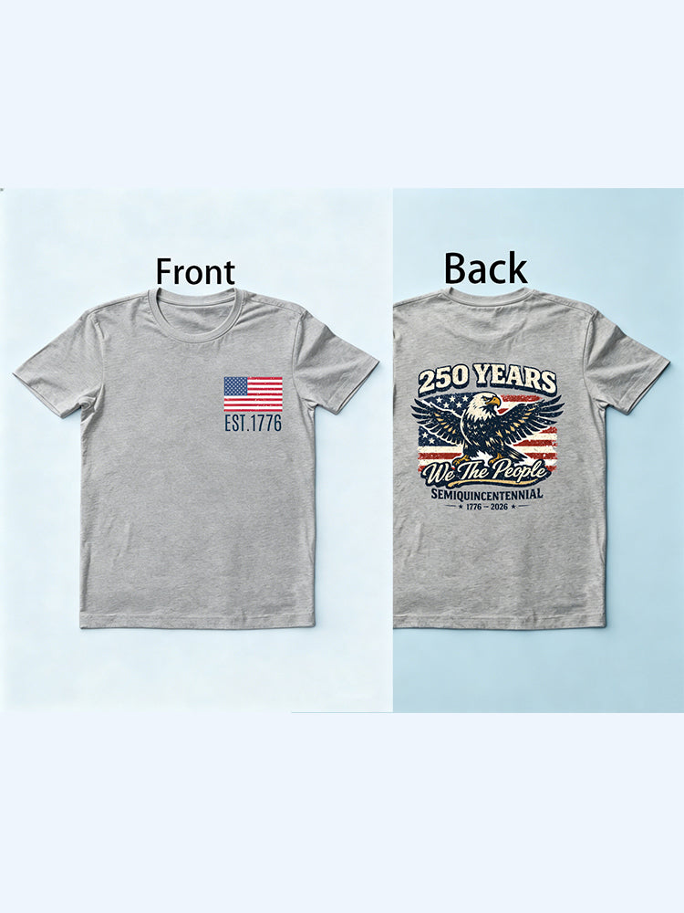 1776~2026 We The People 250 Years Semiquince Entenial Gift T-shirt