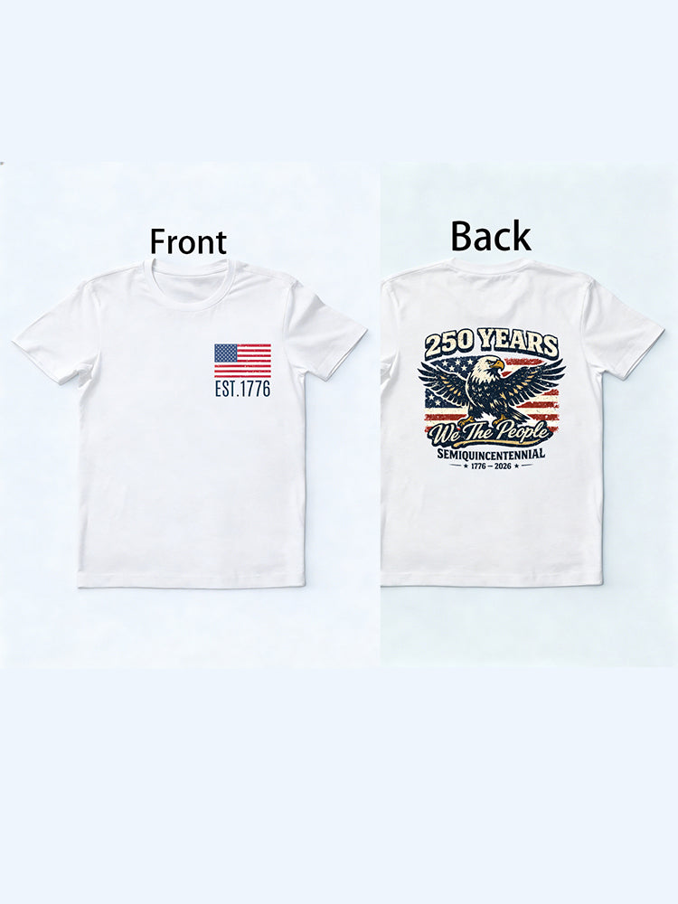 1776~2026 We The People 250 Years Semiquince Entenial Gift T-shirt
