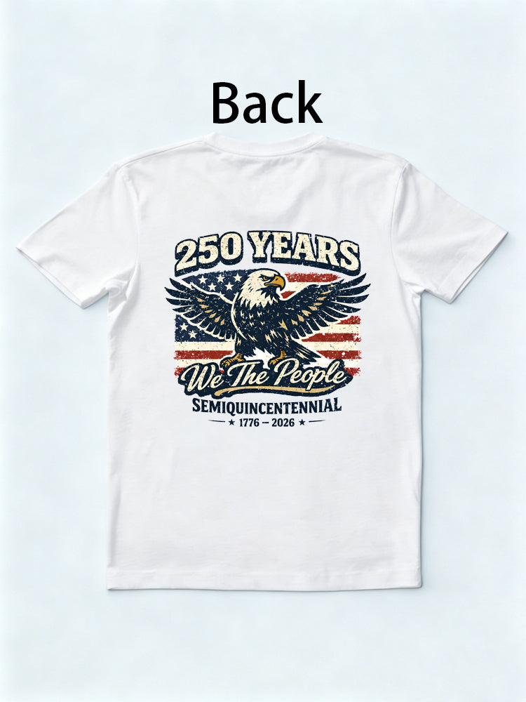 1776~2026 We The People 250 Years Semiquince Entenial Gift T-shirt
