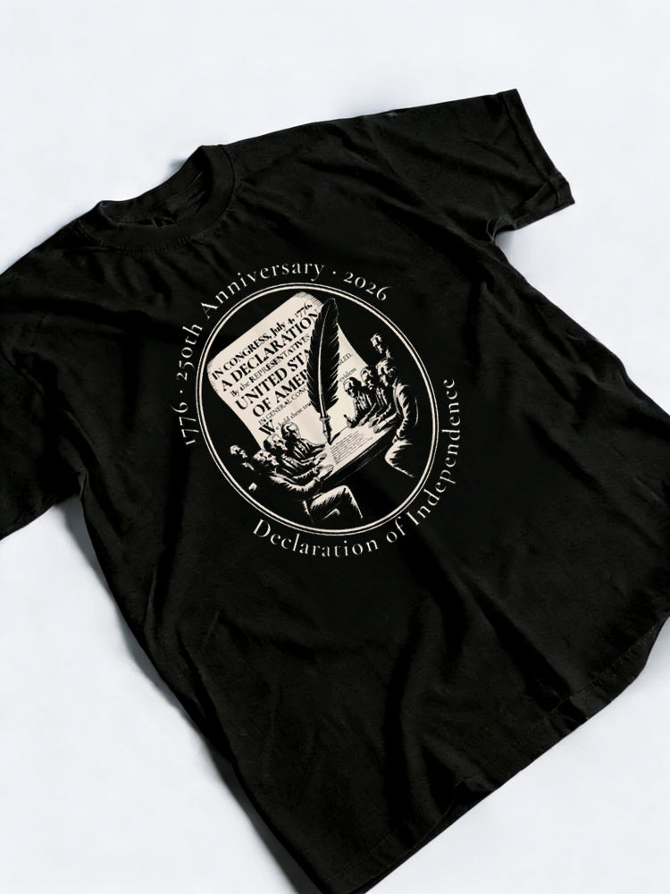 1776 250th Anniversary Declaration of Independence 2026 T-Shirt