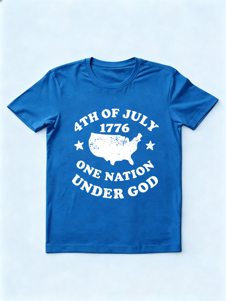 1776 One Nation Under God Patriotic 4th of July Gift T-shirt