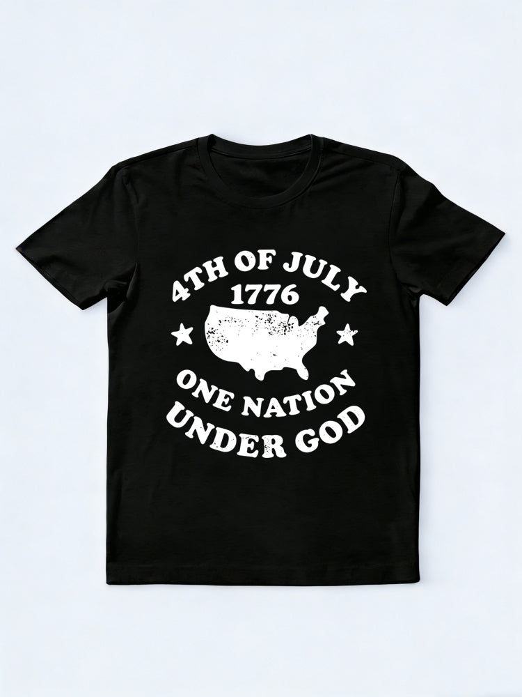 1776 One Nation Under God Patriotic 4th of July Gift T-shirt