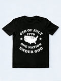 1776 One Nation Under God Patriotic 4th of July Gift T-shirt