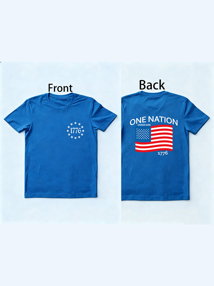 1776 One Nation Under God 4th of July Gift T Shirt