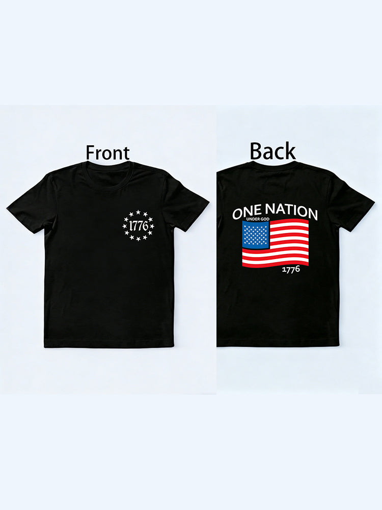 1776 One Nation Under God 4th of July Gift T Shirt
