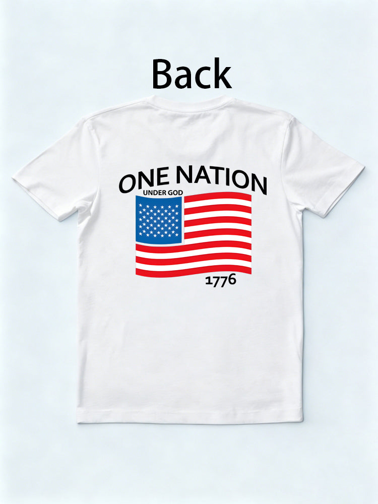 1776 One Nation Under God 4th of July Gift T Shirt
