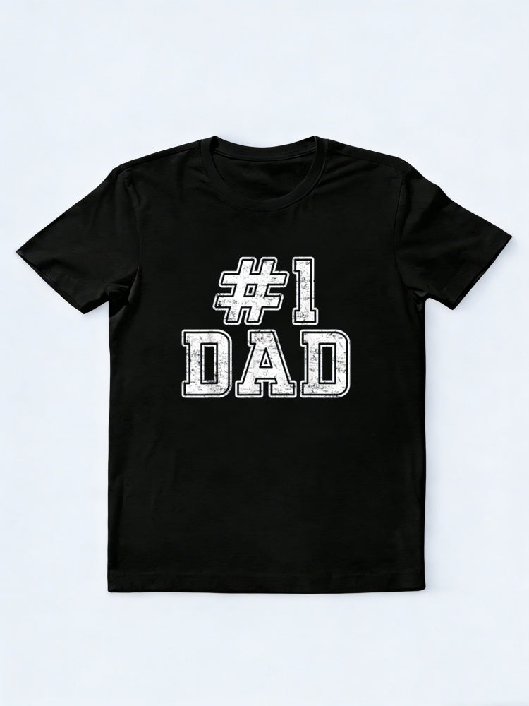 #1 Dad Best Dad Fathers Day T-Shirt