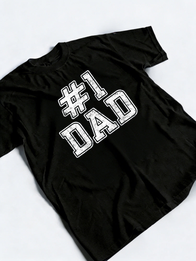 #1 Dad Best Dad Fathers Day T-Shirt