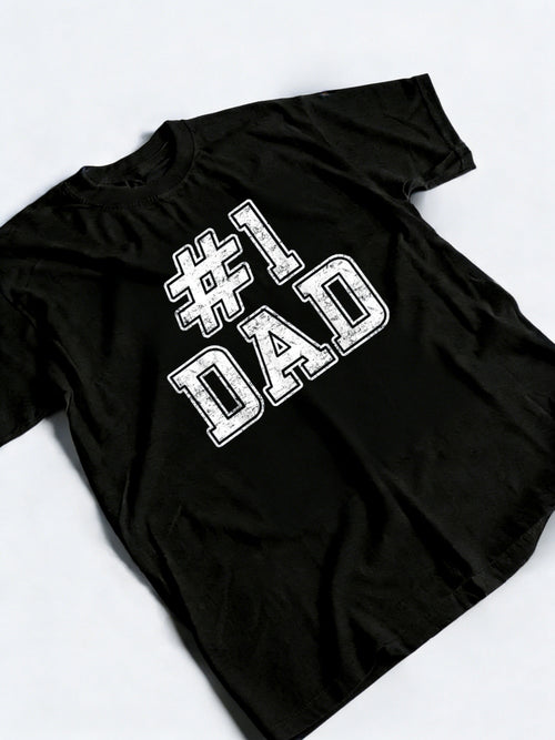 #1 Dad Best Dad Fathers Day T-Shirt
