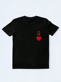 1PC King And Queen Couple Match Valentine Gift T-shirt
