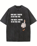 20 In The 70s And Then 70 In The 20s Birthday Washed T-shirt