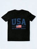 250 Years of Freedom 1776 -2026 American Flag Gift T-shirt
