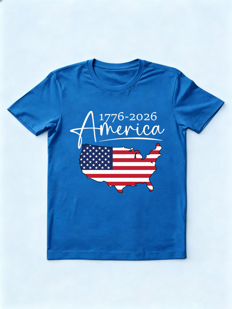 250th Anniversary 1776 2026 Patriotic American 4th of July Gift T-Shirt