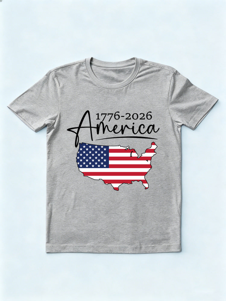 250th Anniversary 1776 2026 Patriotic American 4th of July Gift T-Shirt
