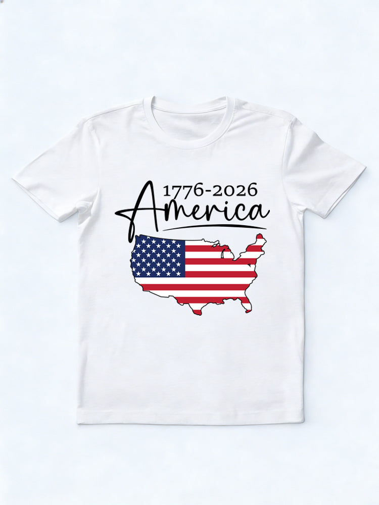 250th Anniversary 1776 2026 Patriotic American 4th of July Gift T-Shirt