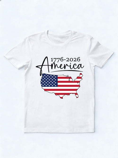 250th Anniversary 1776 2026 Patriotic American 4th of July Gift T-Shirt
