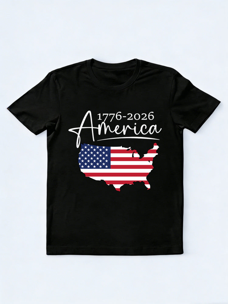 250th Anniversary 1776 2026 Patriotic American 4th of July Gift T-Shirt