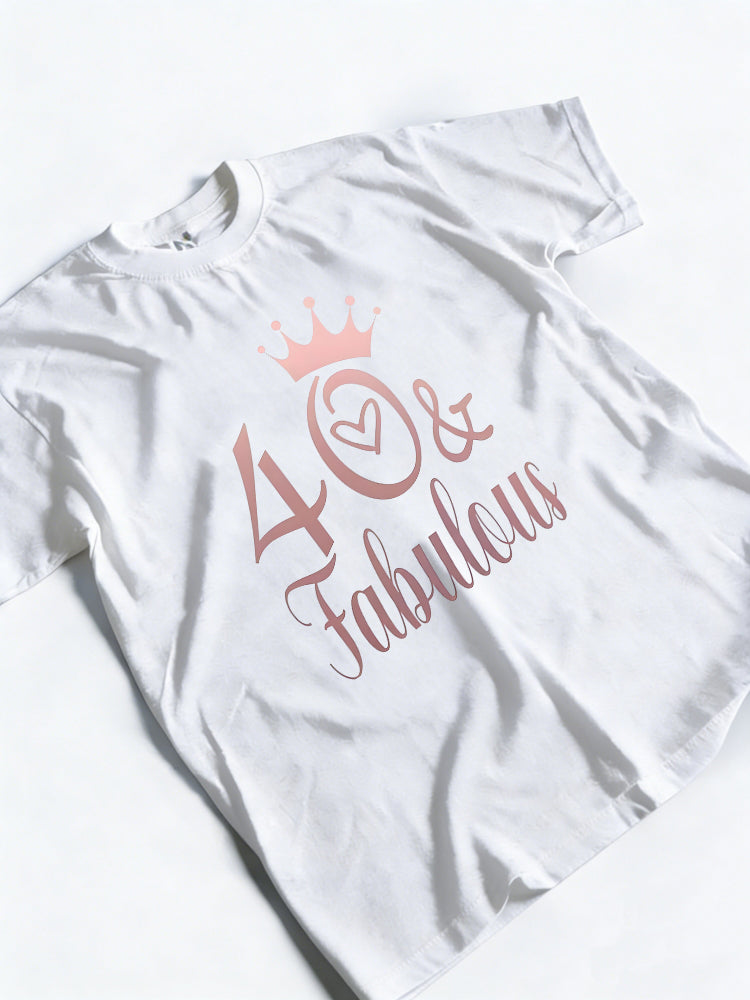 40 And Fabulous Birthday Gift T-shirt