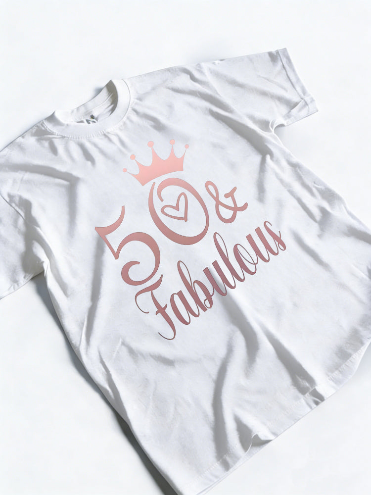 50 And Fabulous Birthday Gift T-shirt