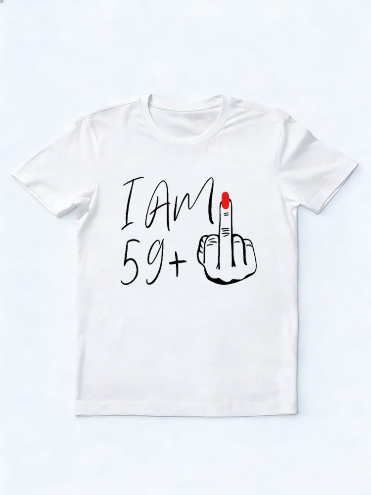 60th Birthday I Am 59+Plus Birthday Gift T-Shirt