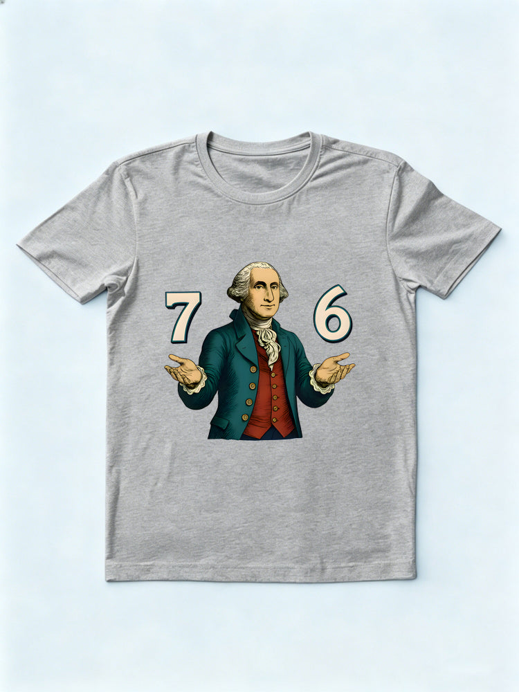 67-76 George 4th of July Gift T-shirt