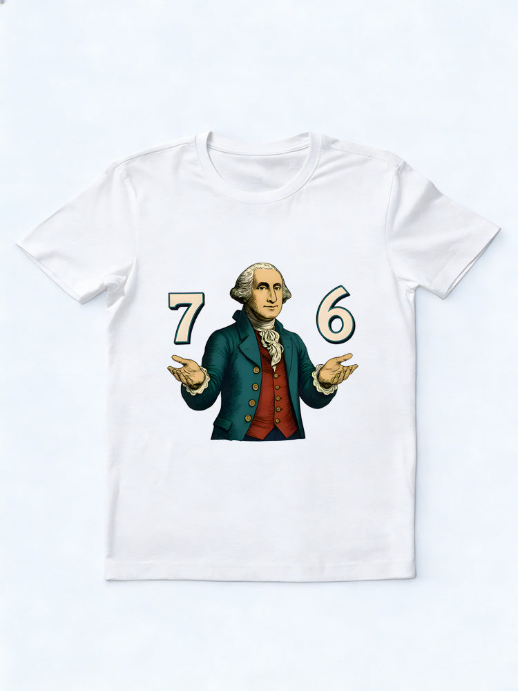 67-76 George 4th of July Gift T-shirt