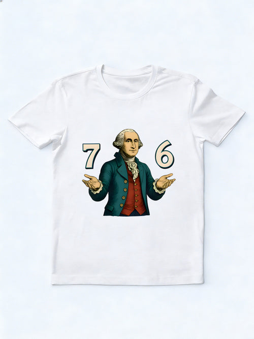 67-76 George 4th of July Gift T-shirt