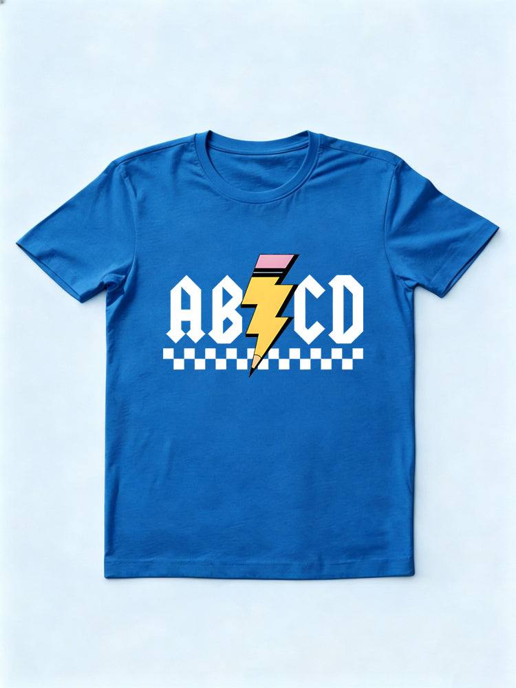 ABCD Rock Back to School Gift T-shirt
