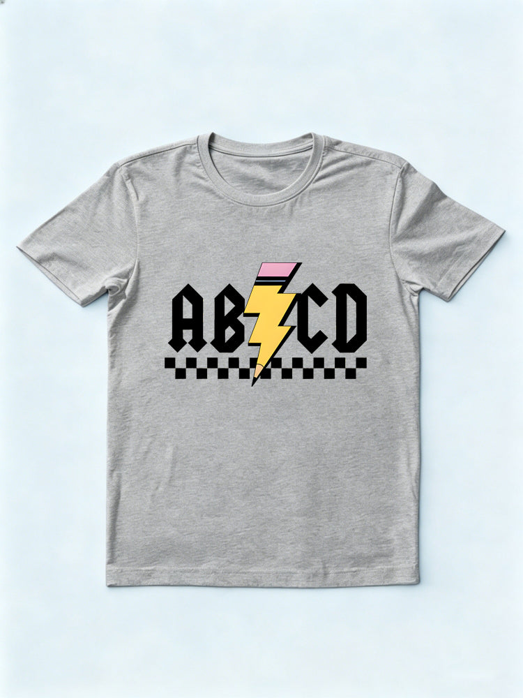 ABCD Rock Back to School Gift T-shirt