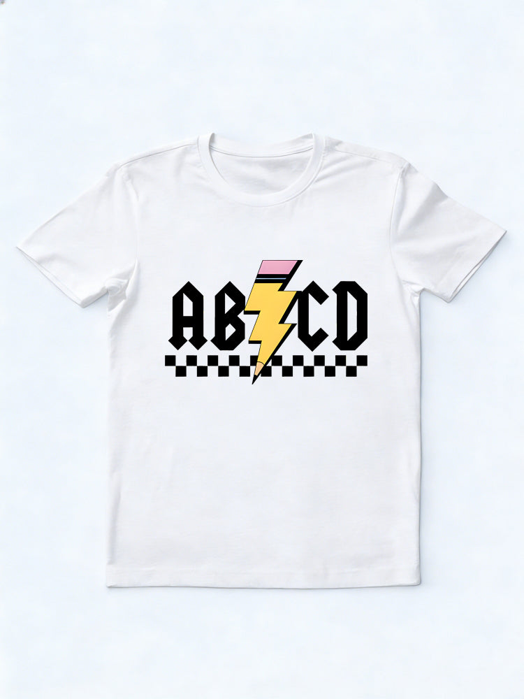 ABCD Rock Back to School Gift T-shirt
