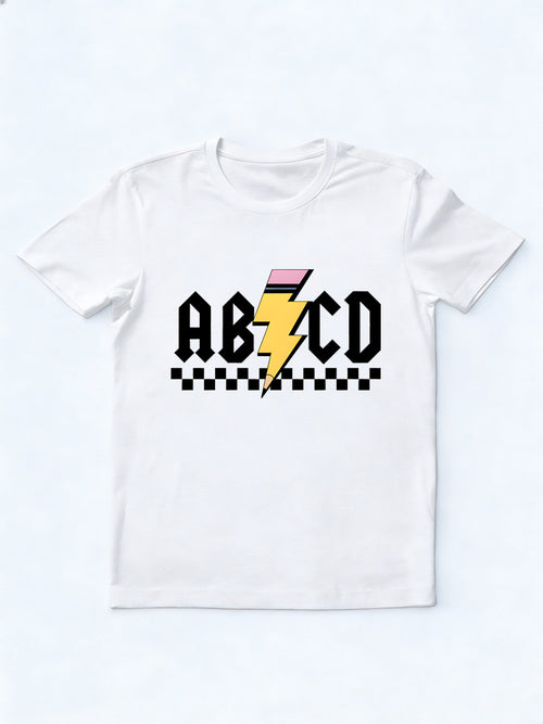ABCD Rock Back to School Gift T-shirt