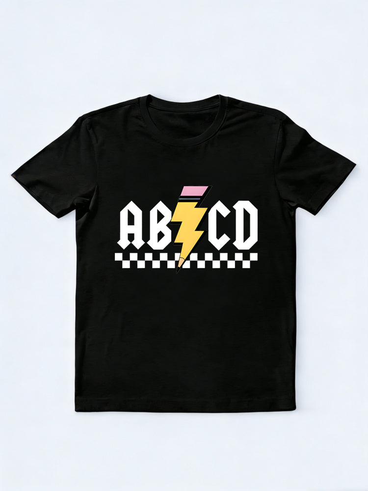 ABCD Rock Back to School Gift T-shirt