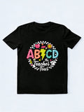 ABCD Teacher Tour Back To School Gift T-shirt