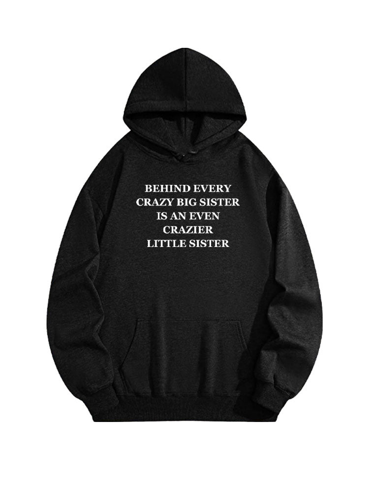 A Crazier Little Sister Christmas Season Vibe Hoodie