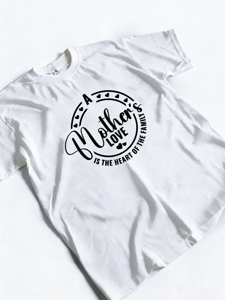 A Mother's Love is The Heart of Family Mother's Day T-shirt