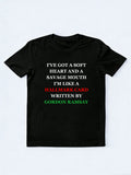 A Soft Heart And A Savage Mouth Christmas Season Vibe T-shirt